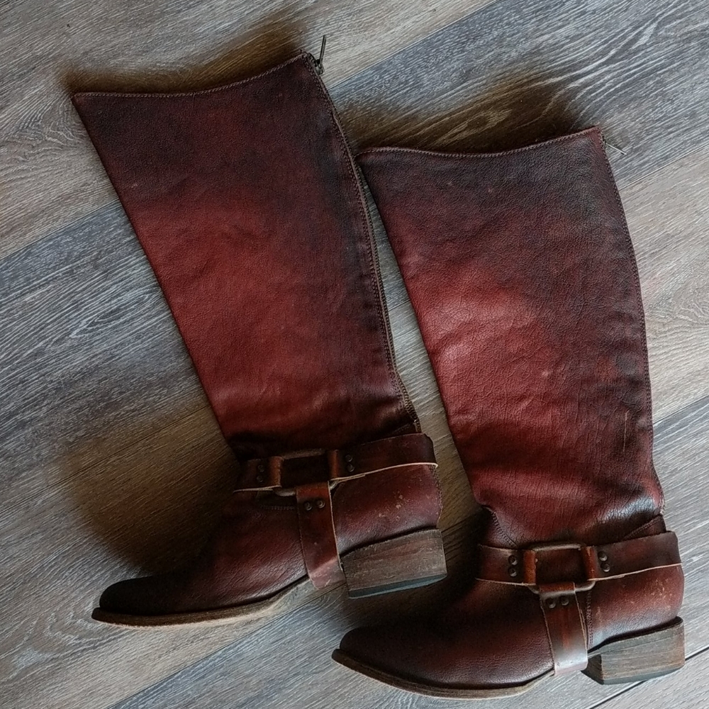 Freebird Philly tall harness boot